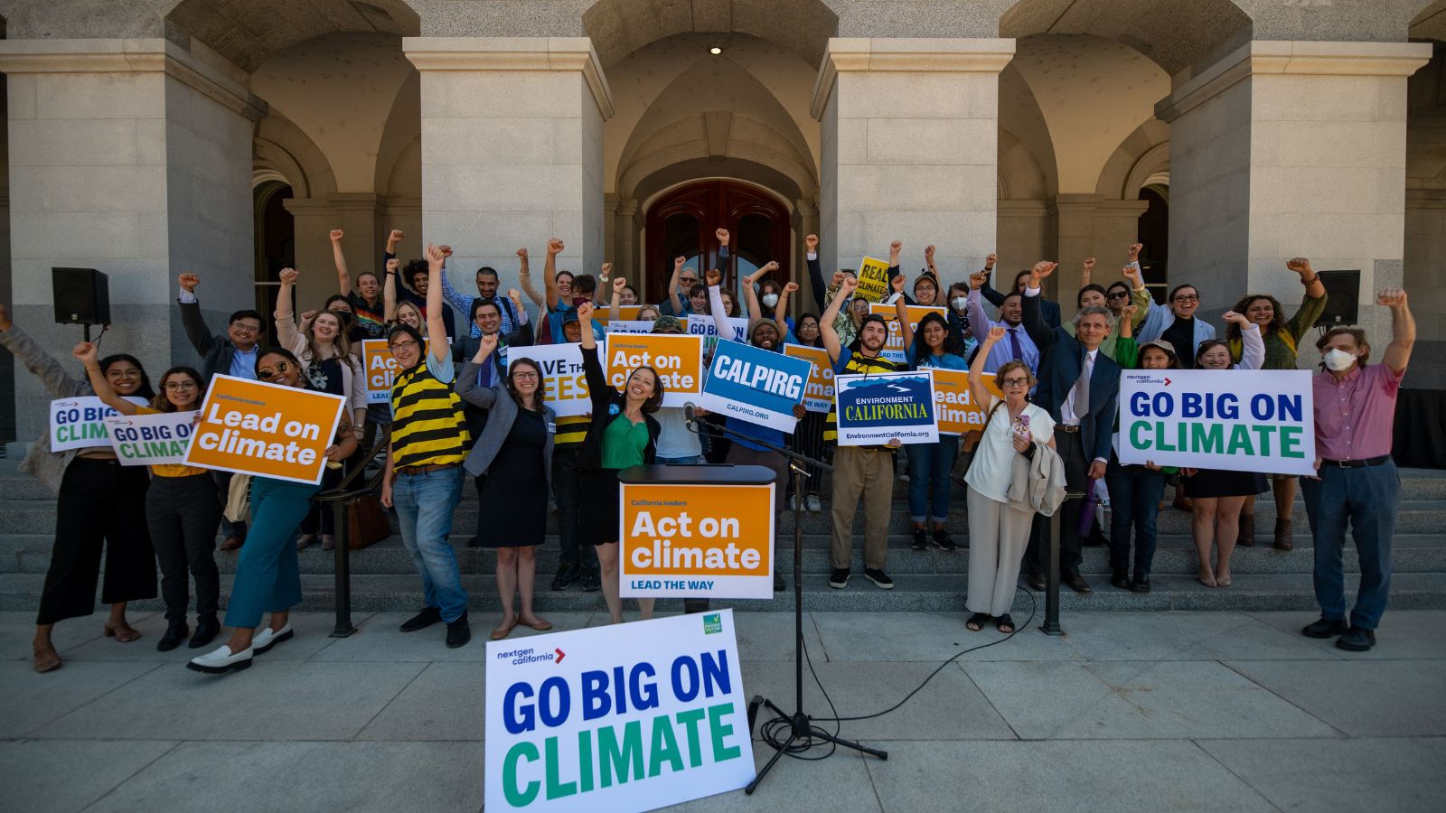 CA climate rally