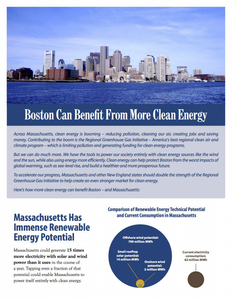 Boston Can Benefit From More Clean Energy