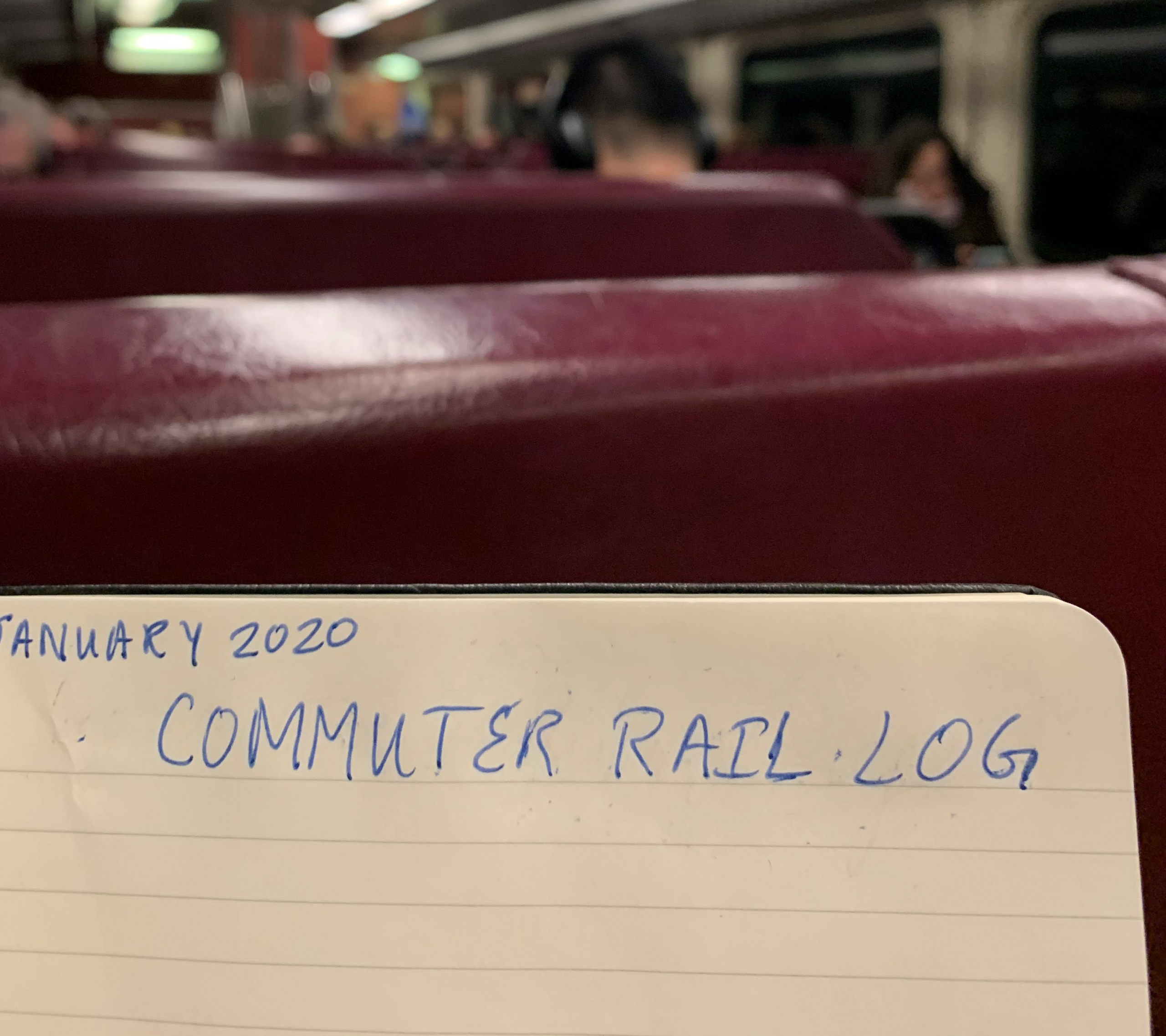 Boston commuter rail log