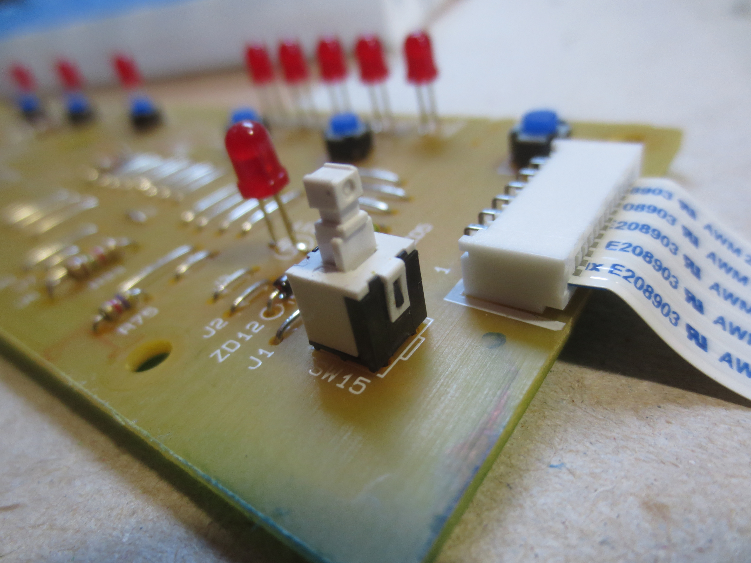 Toaster's circuit board