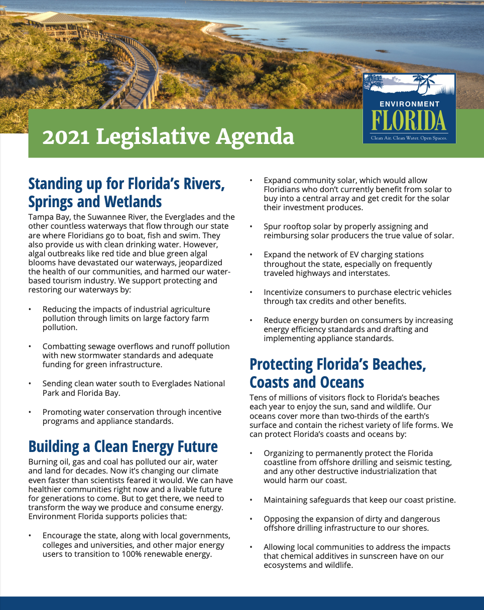 FL 2021 Legislative Agenda