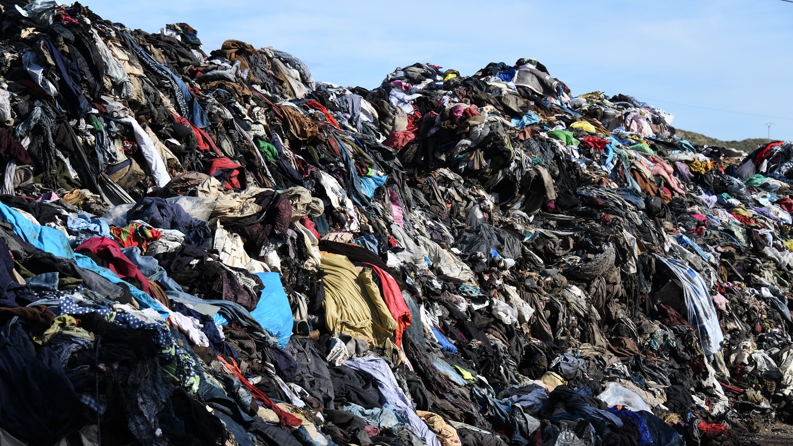 Pile of discarded clothing