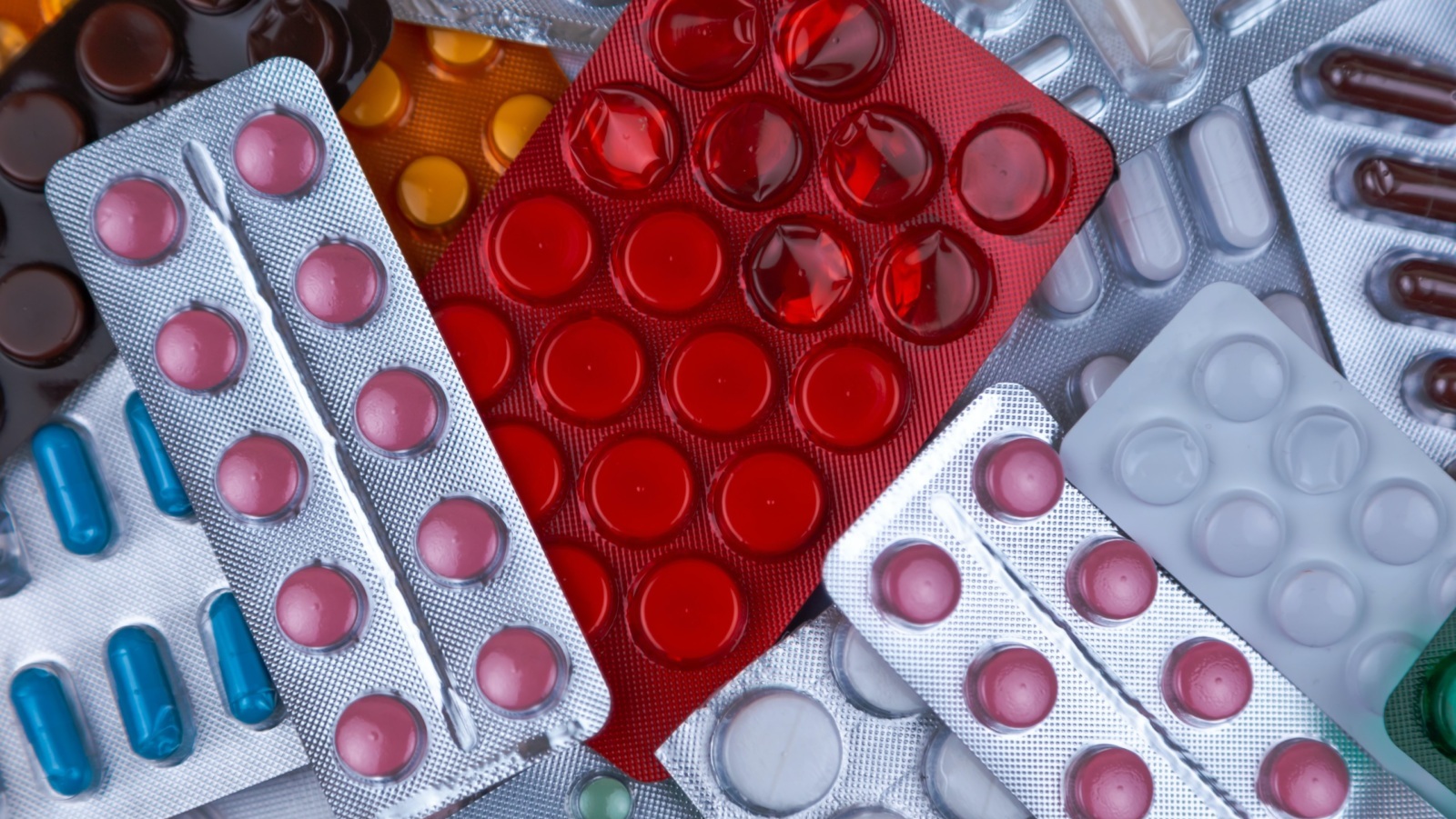 Prescription drugs in blister packs