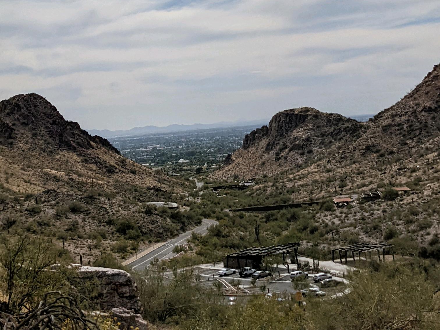 view from Phoenix Mountains Preserve