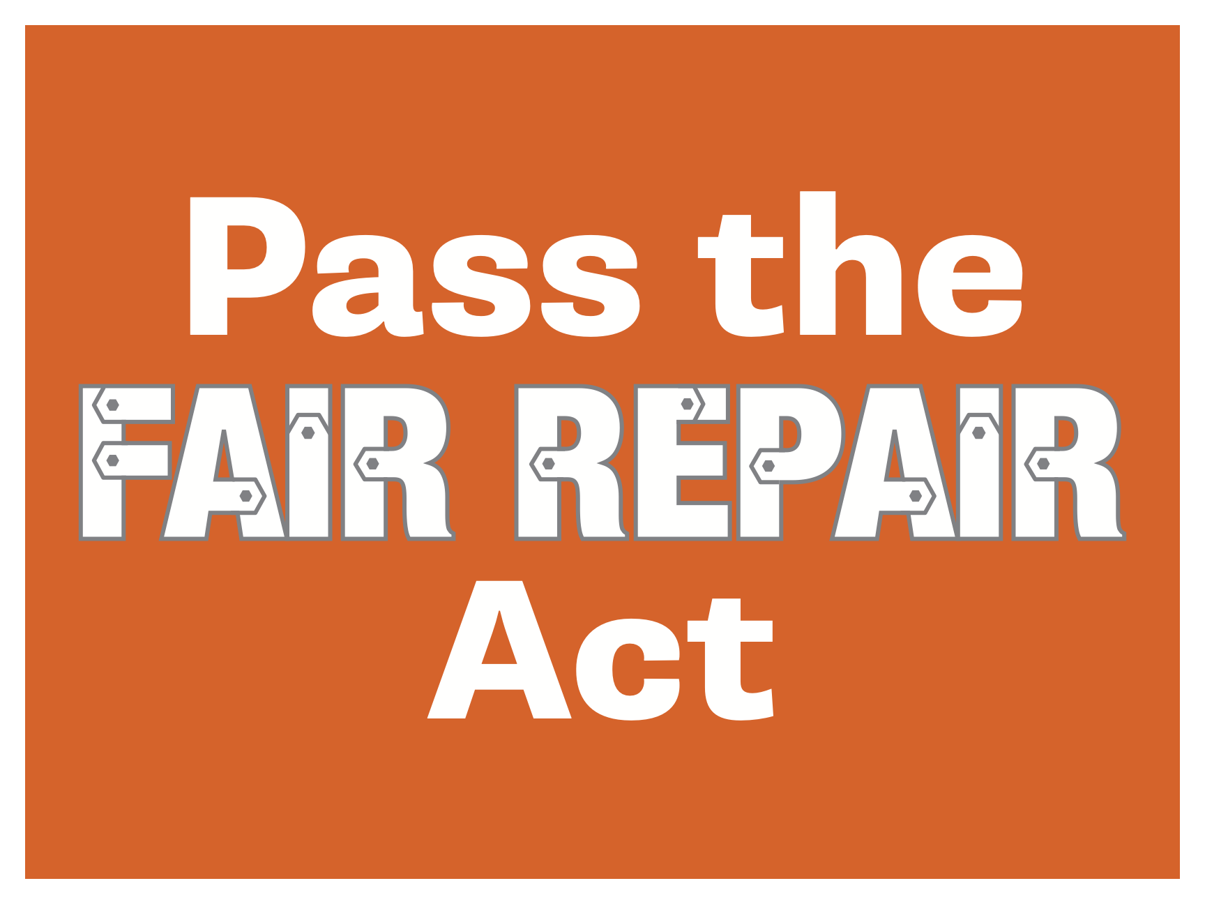 Pass the Fair Repair Act