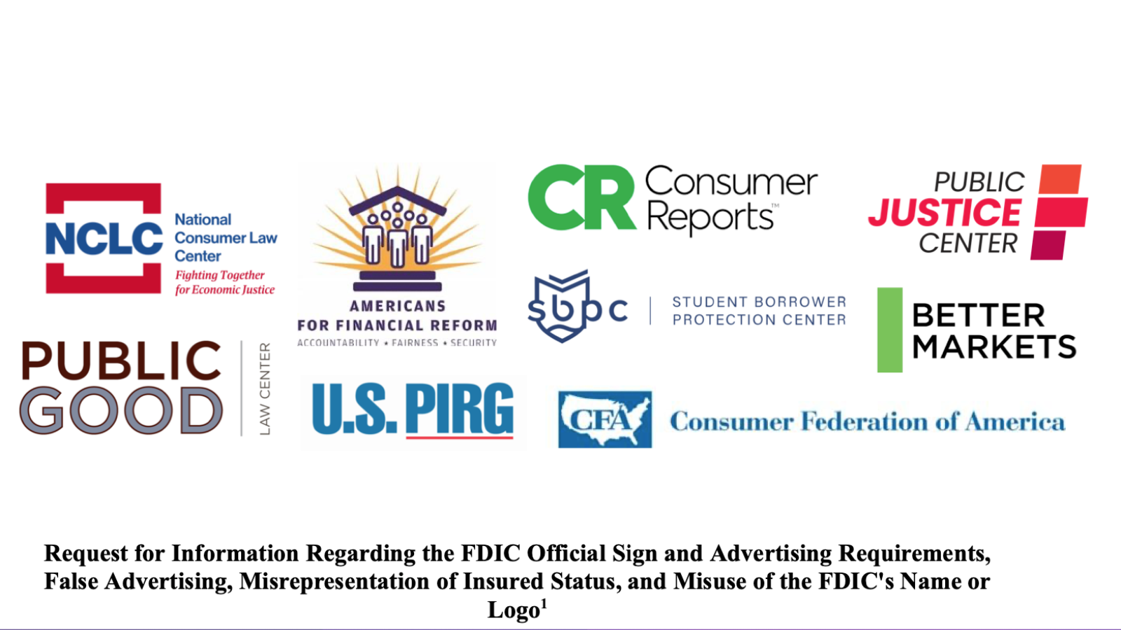 Comment Letter On Misuse Of "FDIC-Insured" In Advertising