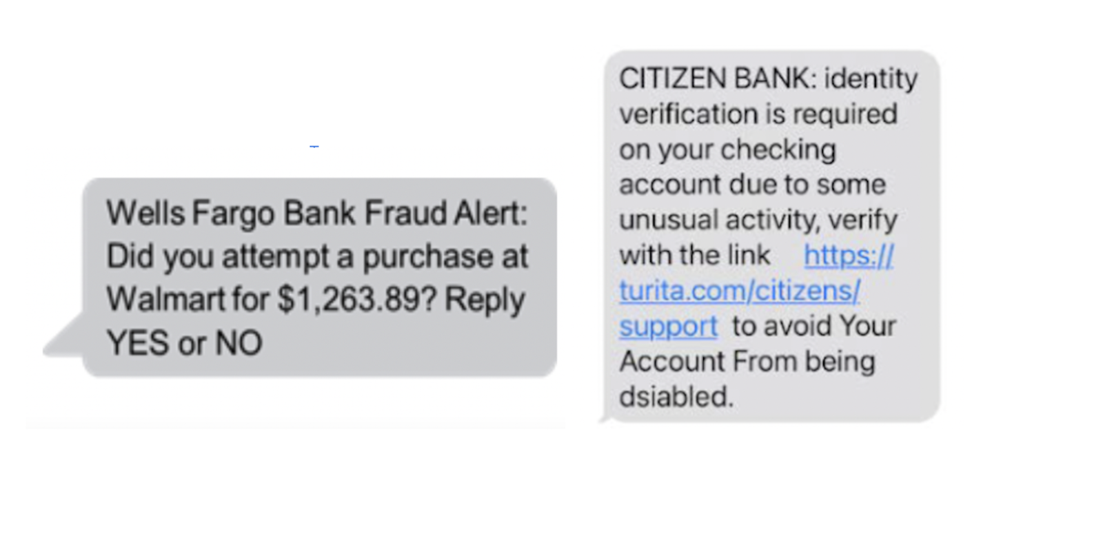 The top text scams of 2022? Messages impersonating banks increased 20