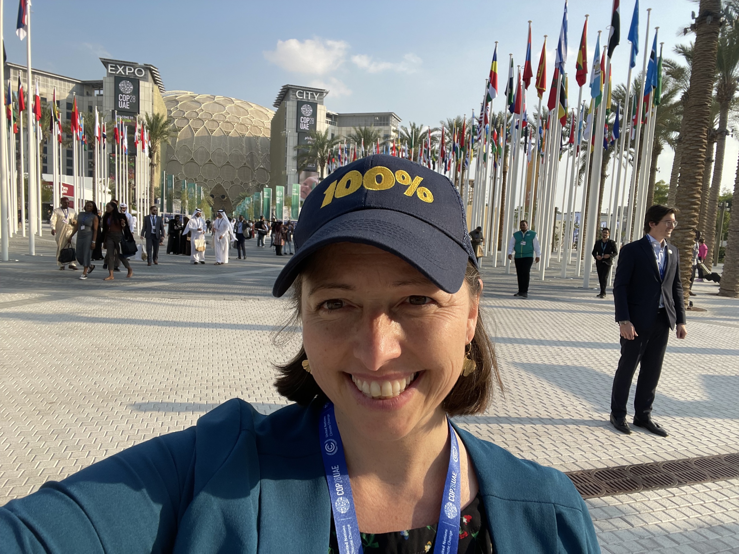 Laura Deehan at COP28 in Dubai