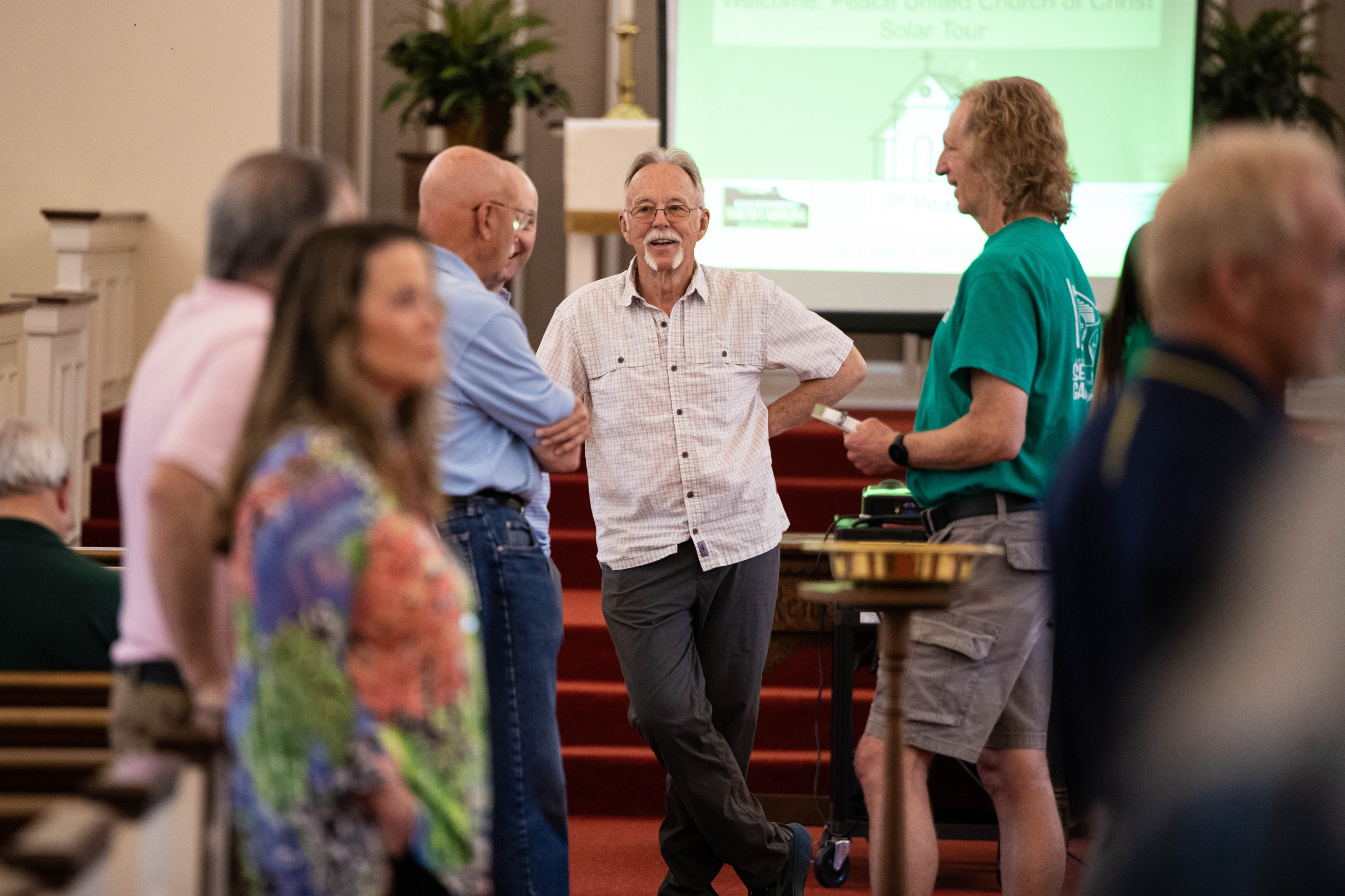 People join solar church tour event in Greensboro NC at PUCC