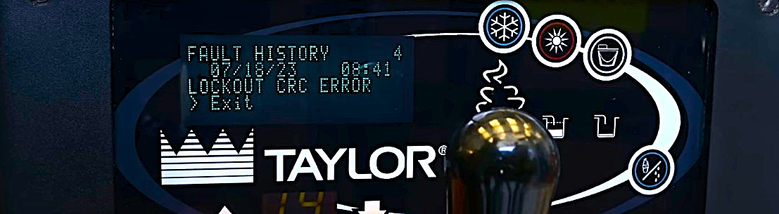 Broken Taylor ice cream machine